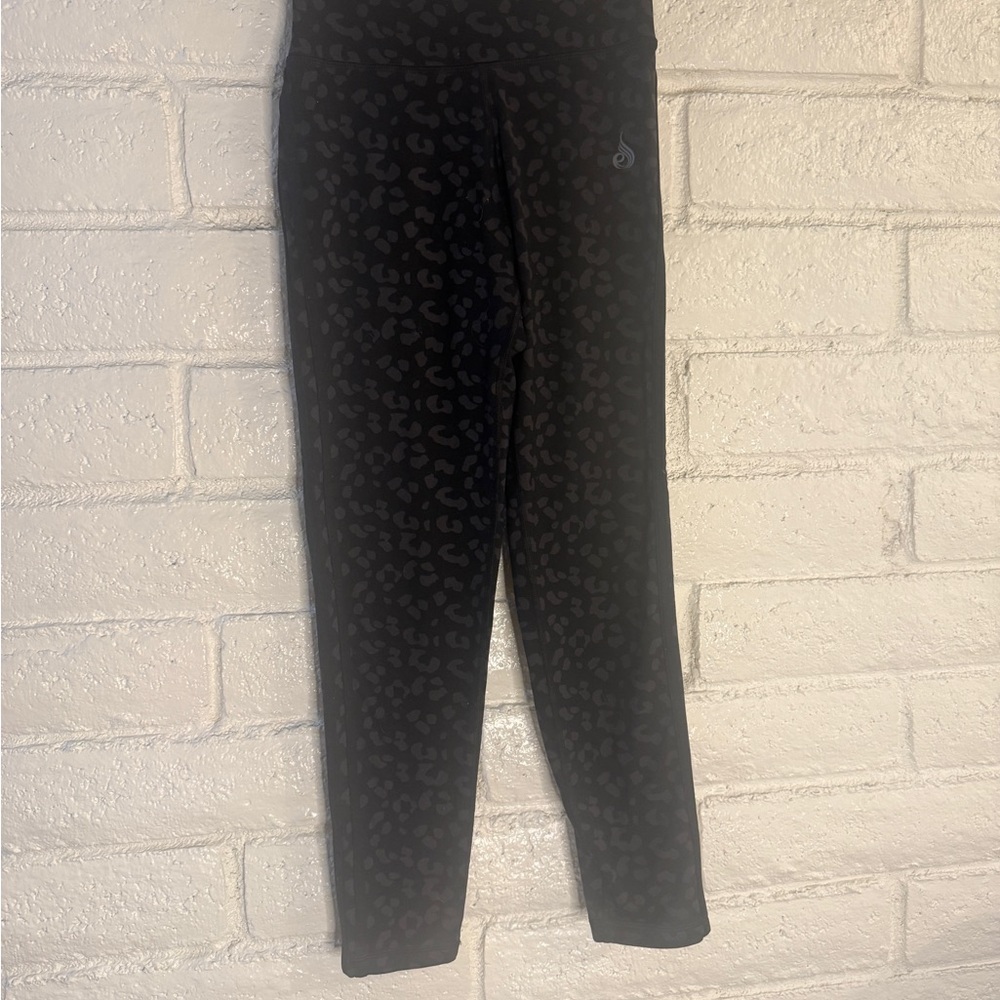 Ryderwear Black Seamless High Waisted Leggings Size S Sculpting Gym Activewear - Picture 4 of 6